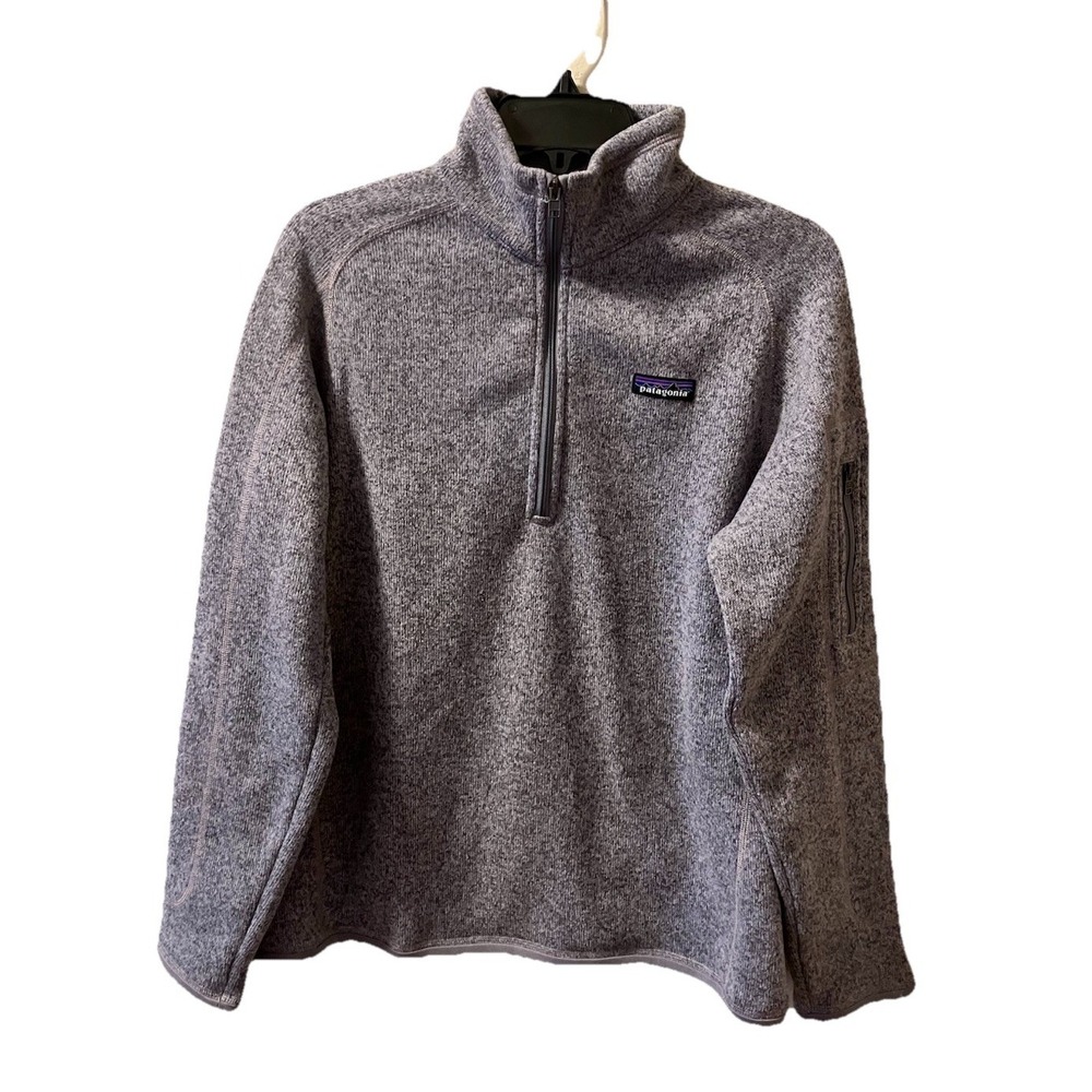 Patagonia Better Sweater Fleece Pulloverâ 1/4 Zip Heather Gray Sz Large